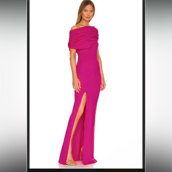 NWT Dress REVOLVE Ameerah Dress in Pink YAURA - Picture 1 of 9
